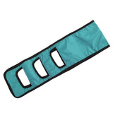 Seniors Bed Transfer Sling Labor Saving Widened Breathable Elderly Lift Turning Belt with Padded Handle for Patient Green