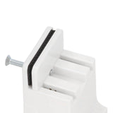 4pcs Adjustable Furniture Risers with Screw Clamp Rubber Bed Couch Risers for Heavy Duty Furniture White