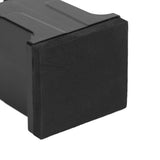 4pcs Adjustable Furniture Risers with Screw Clamp Rubber Bed Couch Risers for Heavy Duty Furniture Black - Extra Image