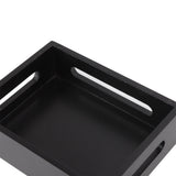 Bamboo Charging Station Multifunction 5 Ports Charging Station Rack for Phones Tablets Watches Electronics Black