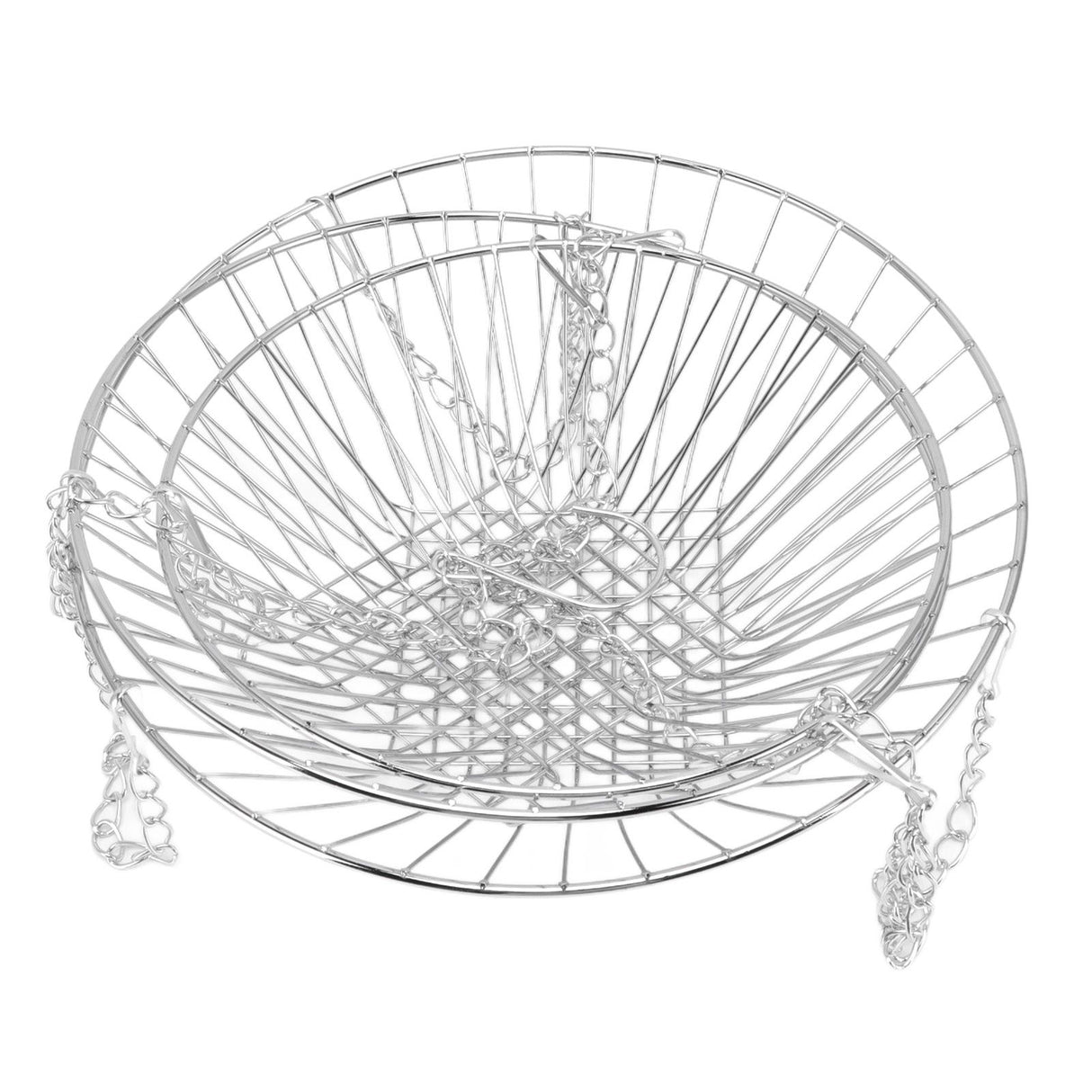 3 Tier Kitchen Hanging Fruit Basket Iron Wire Fruit Vegetable Flower Hanging Storage Basket for Indoor Outdoor