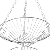 3 Tier Kitchen Hanging Fruit Basket Iron Wire Fruit Vegetable Flower Hanging Storage Basket for Indoor Outdoor - Extra Image