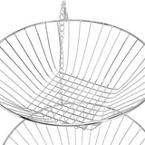 3 Tier Kitchen Hanging Fruit Basket Iron Wire Fruit Vegetable Flower Hanging Storage Basket for Indoor Outdoor
