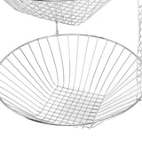 3 Tier Kitchen Hanging Fruit Basket Iron Wire Fruit Vegetable Flower Hanging Storage Basket for Indoor Outdoor - Extra Image