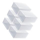 6PCS Shoe Storage Box Large White Thickened Transparent Clamshell Shoe Organizer Case for Home - Top-Down View