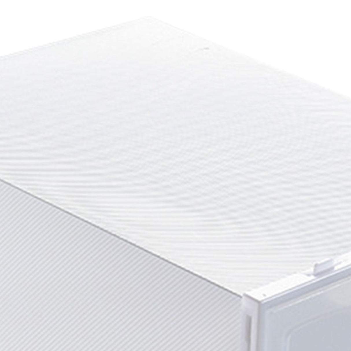 6PCS Shoe Storage Box Large White Thickened Transparent Clamshell Shoe Organizer Case for Home