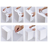 6PCS Shoe Storage Box Large White Thickened Transparent Clamshell Shoe Organizer Case for Home - Extra Image