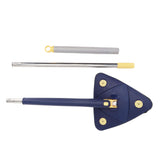 Adjustable Rotatable Triangular Mop Multifunction Wall Cleaning Mop with Long Handle Hand Washing Free Ceiling Mop
