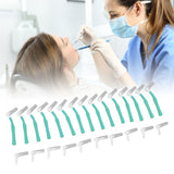 25Pcs L Shape Push Pull Interdental Brush Oral Care Teeth Whitening Dental Tooth Pick Tooth Orthodontic Cleaning Brush Green - Extra Image