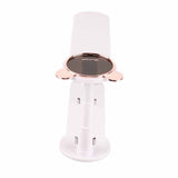 Clothes Hanger Storage Rack Multifunctional Punch Free Hanger Hook Home Balcony Clip Hanger Collector White - Rear View