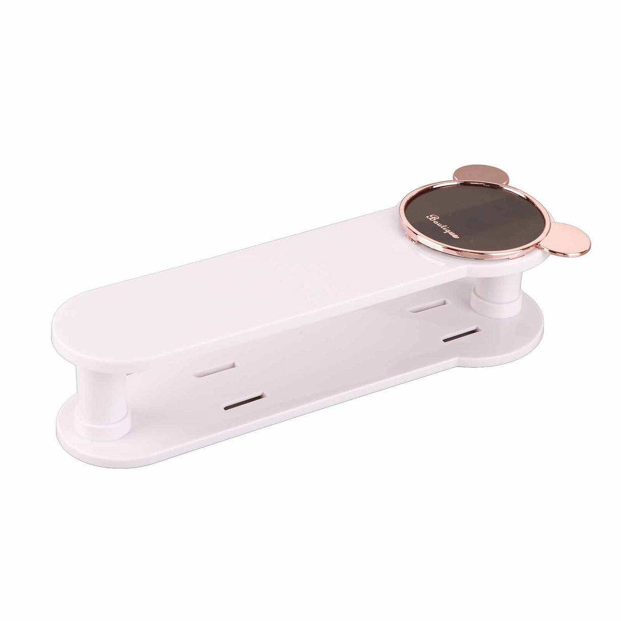 Clothes Hanger Storage Rack Multifunctional Punch Free Hanger Hook Home Balcony Clip Hanger Collector White