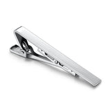 4Pcs Men Tie Clip Copper Fashionable Elegant Slick Finish 4 Colors Male Tie Neck Clamp Set - Low Angle