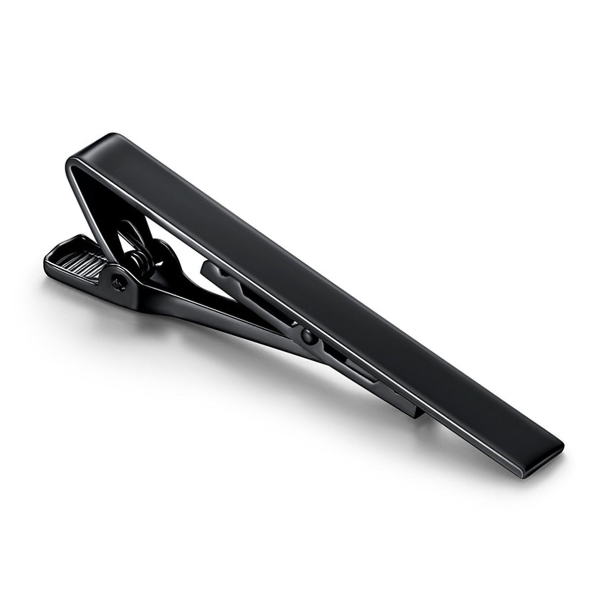 4Pcs Men Tie Clip Copper Fashionable Elegant Slick Finish 4 Colors Male Tie Neck Clamp Set