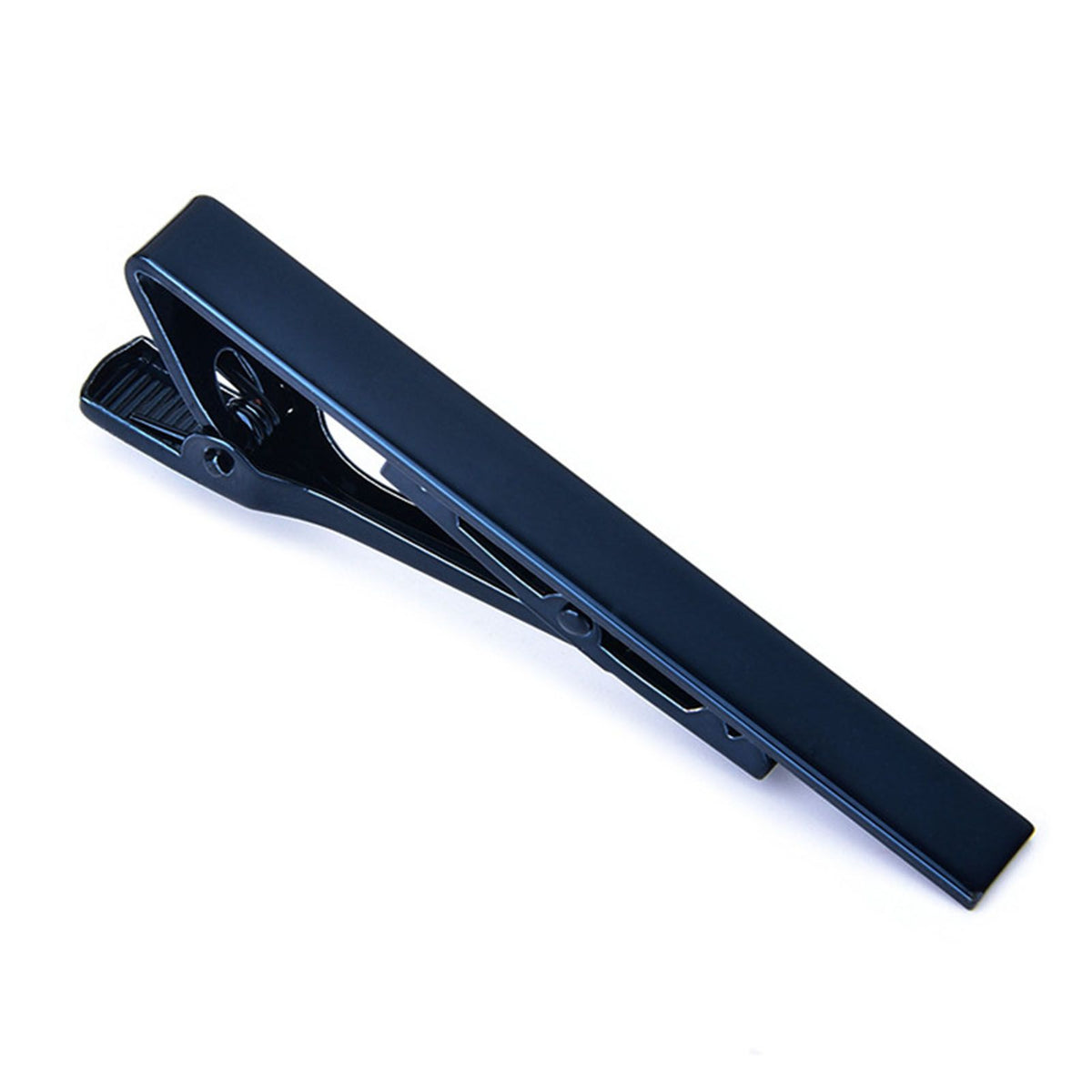4Pcs Men Tie Clip Copper Fashionable Elegant Slick Finish 4 Colors Male Tie Neck Clamp Set