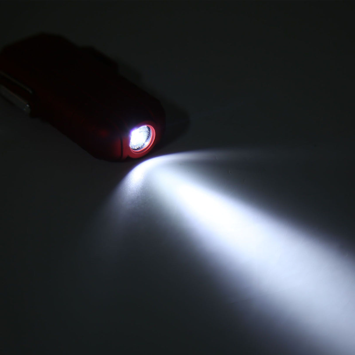 Outdoor Double Arc Electric Lighter Portable Waterproof Flashlight Lighter Charging Pulse Windproof Lighter Black