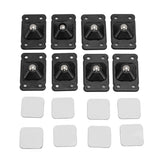 Mini Caster Wheels Adhesive 360 Degree Rotation Roller Wheels for Mini Furniture Storage Box Black - Extra Image