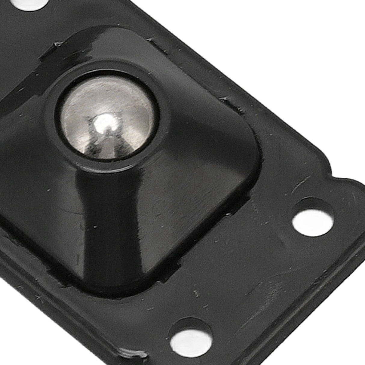 Mini Caster Wheels Adhesive 360 Degree Rotation Roller Wheels for Mini Furniture Storage Box Black