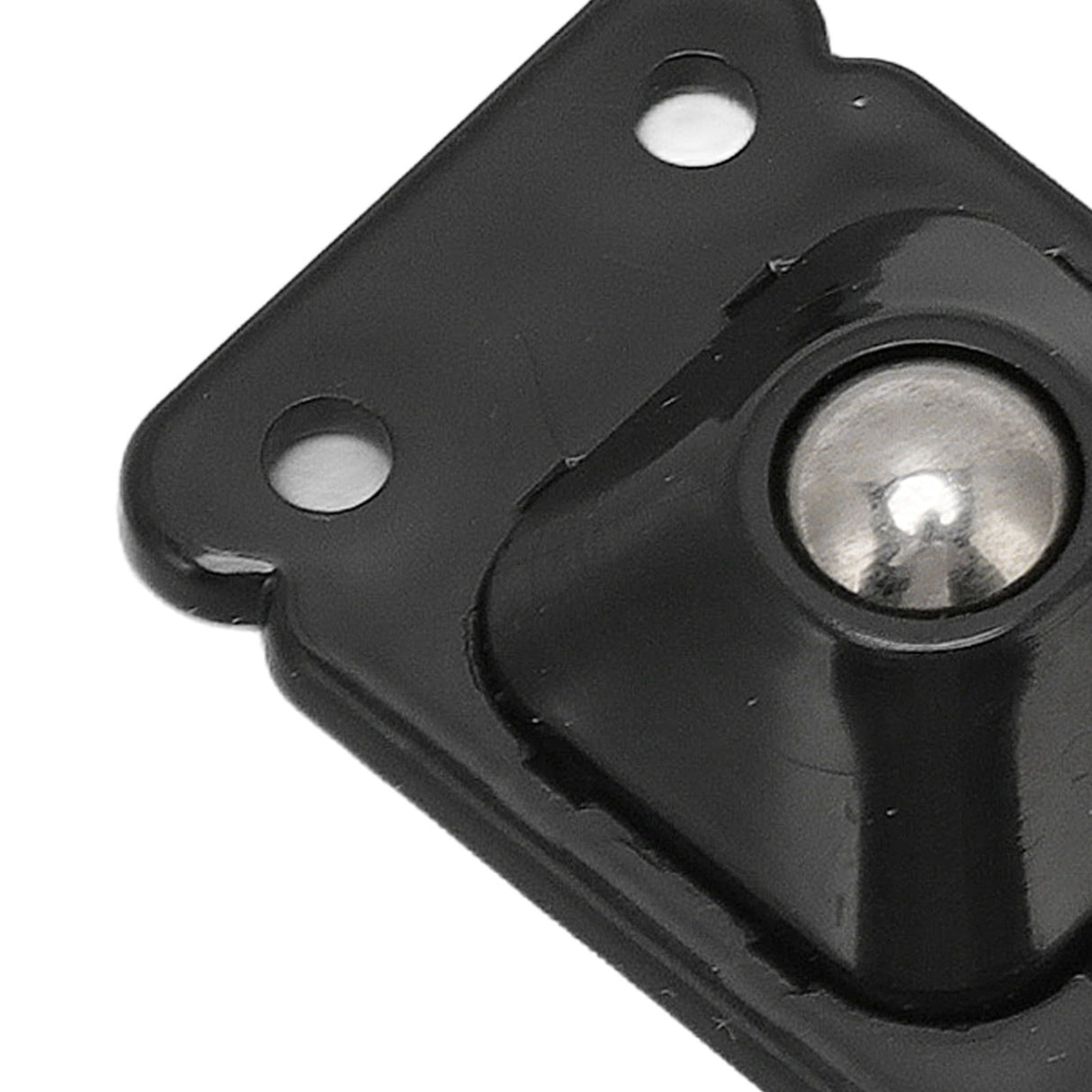 Mini Caster Wheels Adhesive 360 Degree Rotation Roller Wheels for Mini Furniture Storage Box Black