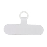 Universal Mobile Phone Lanyard Patch Nylon Cell Phone Hanging Rope Tab Connection Attachment White