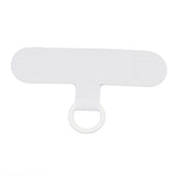 Universal Mobile Phone Lanyard Patch Nylon Cell Phone Hanging Rope Tab Connection Attachment White