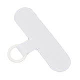 Universal Mobile Phone Lanyard Patch Nylon Cell Phone Hanging Rope Tab Connection Attachment White - Close-Up Angle