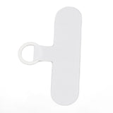 Universal Mobile Phone Lanyard Patch Nylon Cell Phone Hanging Rope Tab Connection Attachment White - Low Angle