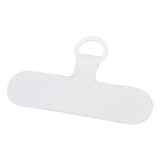 Universal Mobile Phone Lanyard Patch Nylon Cell Phone Hanging Rope Tab Connection Attachment White
