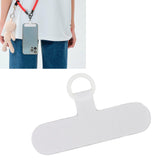 Universal Mobile Phone Lanyard Patch Nylon Cell Phone Hanging Rope Tab Connection Attachment White - Extra Image