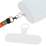 Universal Mobile Phone Lanyard Patch Nylon Cell Phone Hanging Rope Tab Connection Attachment White - Extra Image