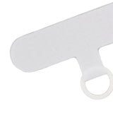 Universal Mobile Phone Lanyard Patch Nylon Cell Phone Hanging Rope Tab Connection Attachment White