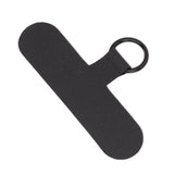 Universal Mobile Phone Lanyard Patch Nylon Cell Phone Hanging Rope Tab Connection Attachment Black - Side View