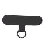 Universal Mobile Phone Lanyard Patch Nylon Cell Phone Hanging Rope Tab Connection Attachment Black
