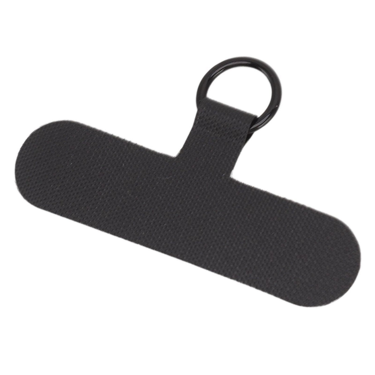 Universal Mobile Phone Lanyard Patch Nylon Cell Phone Hanging Rope Tab Connection Attachment Black