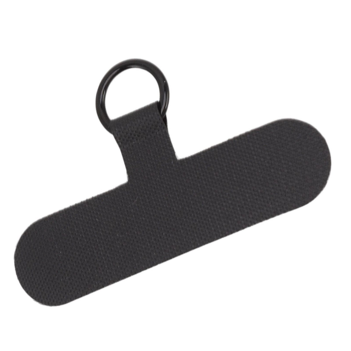 Universal Mobile Phone Lanyard Patch Nylon Cell Phone Hanging Rope Tab Connection Attachment Black