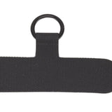 Universal Mobile Phone Lanyard Patch Nylon Cell Phone Hanging Rope Tab Connection Attachment Black
