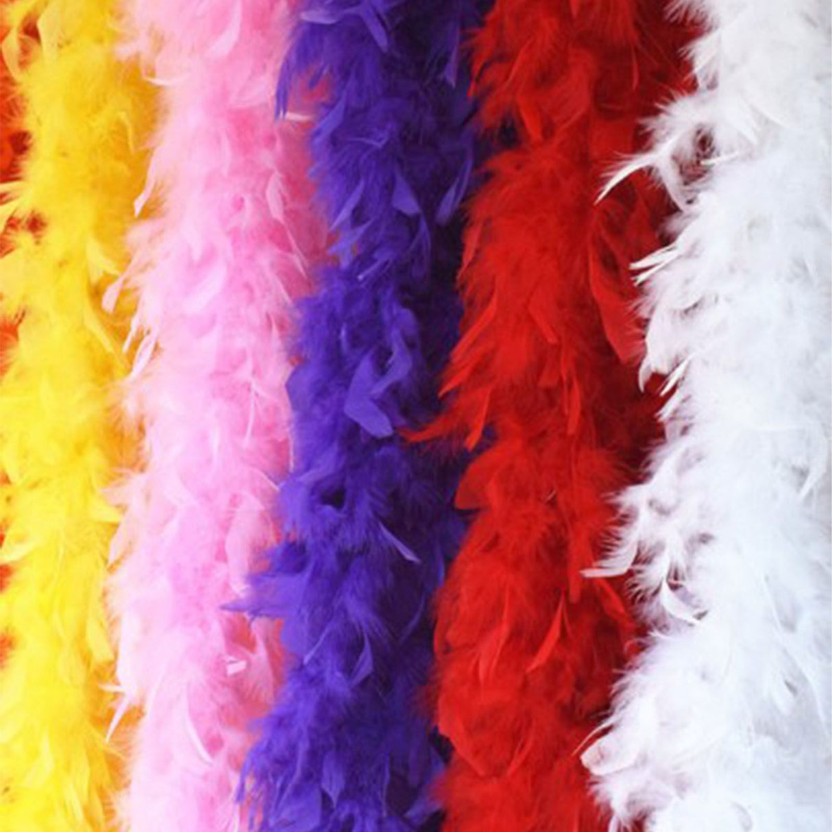 Feather Boa Red 1.8m Chandelle Feather Boa Decor for Dancing Wedding Party Decoration