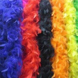 Feather Boa Red 1.8m Chandelle Feather Boa Decor for Dancing Wedding Party Decoration