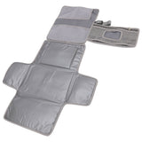 Diaper Pad Baby Changing Mat Mommy Bag with Handle Strap Foldable Detachable Travel Changing Pad Grey