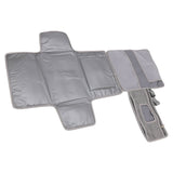 Diaper Pad Baby Changing Mat Mommy Bag with Handle Strap Foldable Detachable Travel Changing Pad Grey - Extra Image