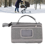 Diaper Pad Baby Changing Mat Mommy Bag with Handle Strap Foldable Detachable Travel Changing Pad Grey - Extra Image