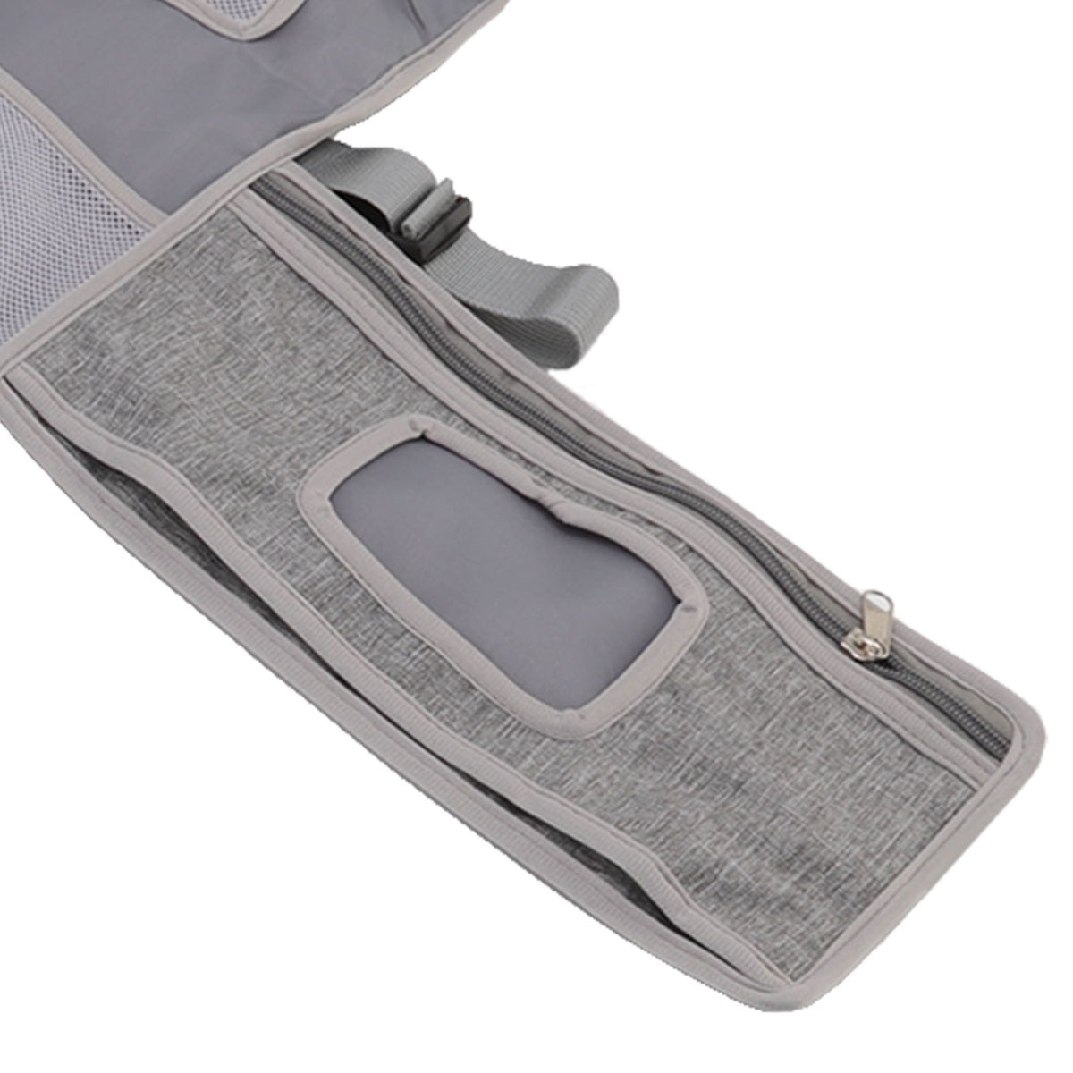 Diaper Pad Baby Changing Mat Mommy Bag with Handle Strap Foldable Detachable Travel Changing Pad Grey