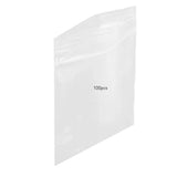 100pcs Snack Storage Bags Transparent Leakage Proof Thick Clear Zip PE Sealed Bags for Home Use