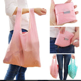 10Pcs Grocery Bag Foldable Polyester Large Capacity Reusable Shopping Bag for Household - Rear View