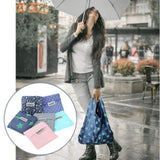 10Pcs Grocery Bag Foldable Polyester Large Capacity Reusable Shopping Bag for Household