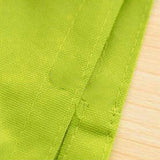 Green Foldable Shopping Bag with Wheels Pure Color Expandable Oxford Cloth Wheeled Foldable Grocery Cart Bag - Top-Down View
