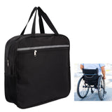 Wheelchair Storage Bag Multi Pocket Large Capacity Oxford Cloth Portable Wheelchair Walker Bag with Hook and Loop - Extra Image