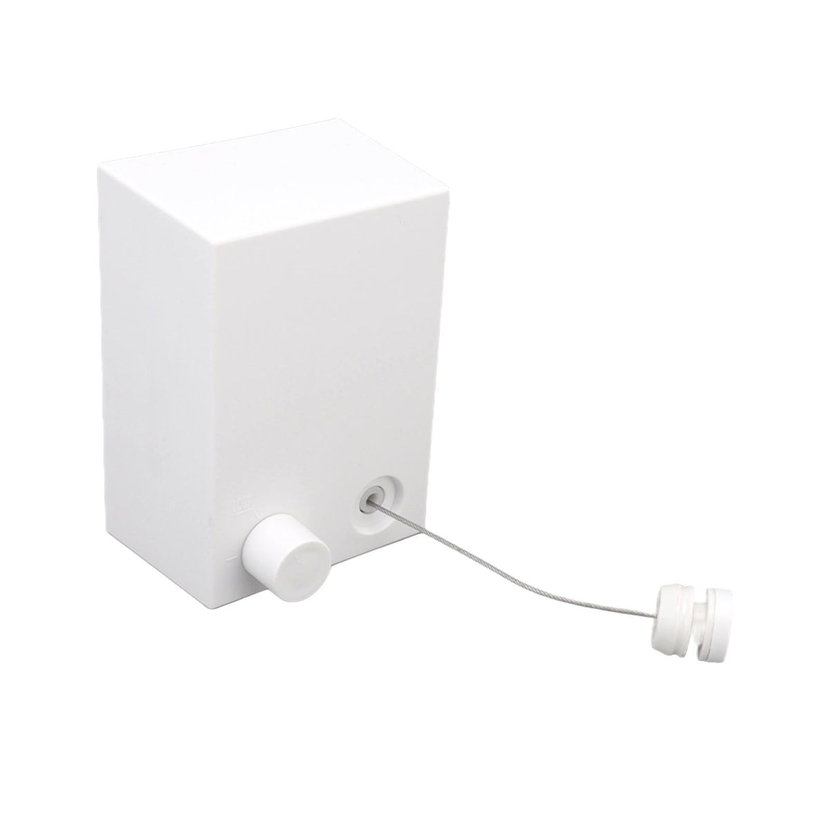 Retractable Clothesline Invisible Stainless Steel Heavy Duty Clothes Drying Laundry Line for Indoor Outdoor White