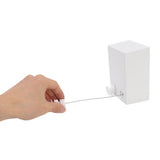Retractable Clothesline Invisible Stainless Steel Heavy Duty Clothes Drying Laundry Line for Indoor Outdoor White