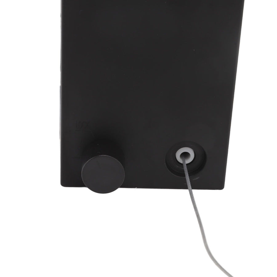 Retractable Clothesline Invisible Stainless Steel Heavy Duty Clothes Drying Laundry Line for Indoor Outdoor Black