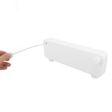 Retractable Clothesline 5.2 Meters Space Saving Safety Design Clothes Drying Line for Bathrooms Balconies White - Extra Image